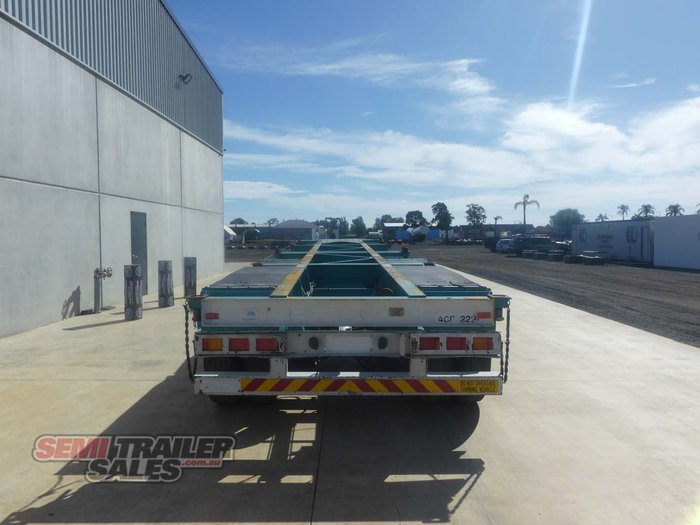 2003 Maxitrans 40FT Skel Trailer with Rear Push Out Bar