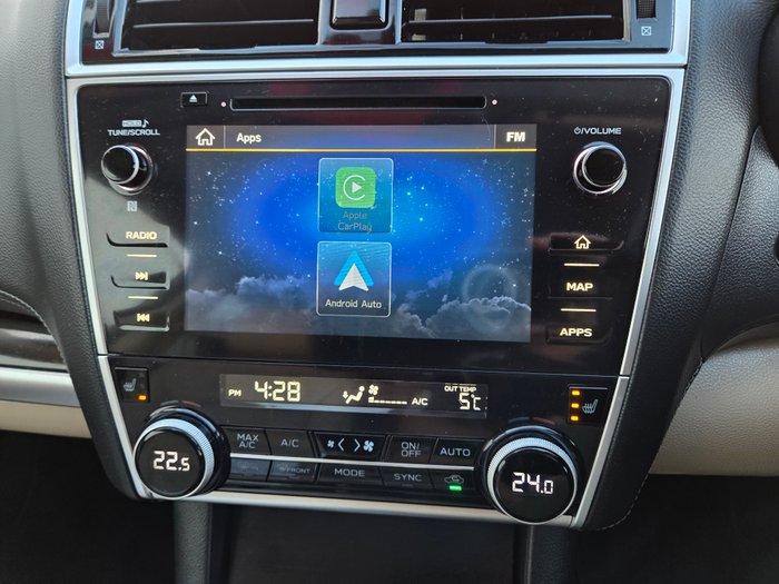 2019 SUBARU MY19 OUTBACK 2.5 PREMIUM WHITE