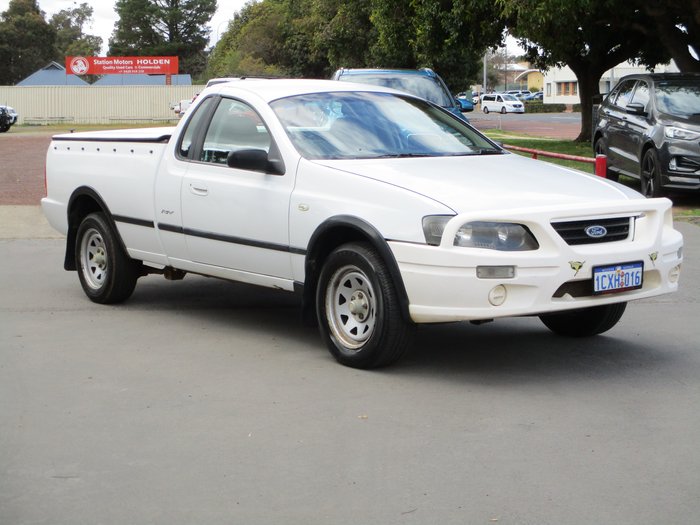 2006 Ford Falcon Ute RTV BF Mk II White