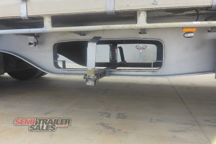 2003 Maxitrans 12 Pallet Dropdeck Curtainsider A Trailer with Mezz