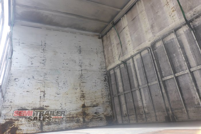 2003 Maxitrans 12 Pallet Dropdeck Curtainsider A Trailer with Mezz