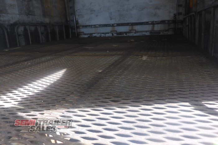 2003 Maxitrans 12 Pallet Dropdeck Curtainsider A Trailer with Mezz