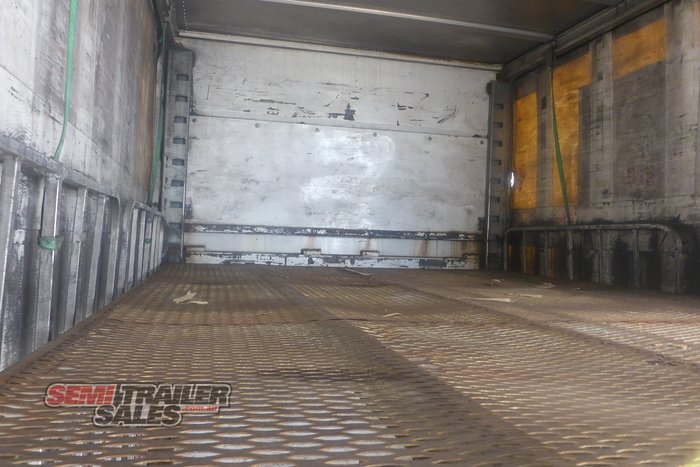 2003 Maxitrans 12 Pallet Dropdeck Curtainsider A Trailer with Mezz