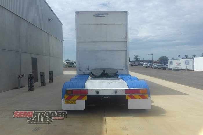 2003 Maxitrans 12 Pallet Dropdeck Curtainsider A Trailer with Mezz