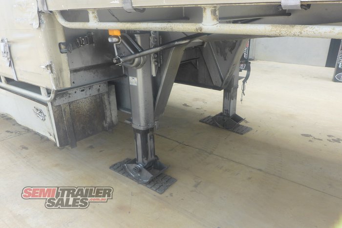 2003 Maxitrans 12 Pallet Dropdeck Curtainsider A Trailer with Mezz