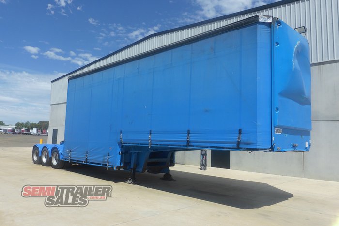 2007 Vawdrey 14 Pallet Double Dropdeck Curtainsider A Trailer with Mezz