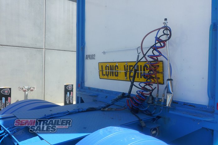 2007 Vawdrey 14 Pallet Double Dropdeck Curtainsider A Trailer with Mezz