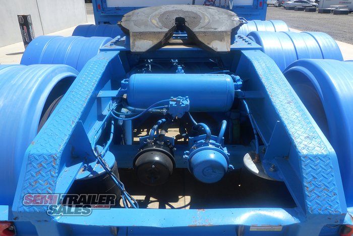 2007 Vawdrey 14 Pallet Double Dropdeck Curtainsider A Trailer with Mezz