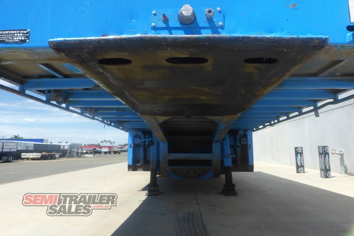 2007 Vawdrey 14 Pallet Double Dropdeck Curtainsider A Trailer with Mezz