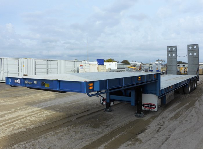 2018 Custom Semi Dropdeck With Ramps - RENTAL