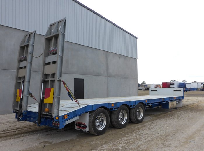 2018 Custom Semi Dropdeck With Ramps - RENTAL