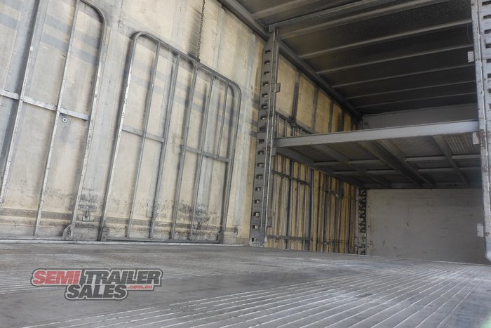 2009 Maxitrans 12 Pallet Double Dropdeck Curtainsider A Trailer with Mezz