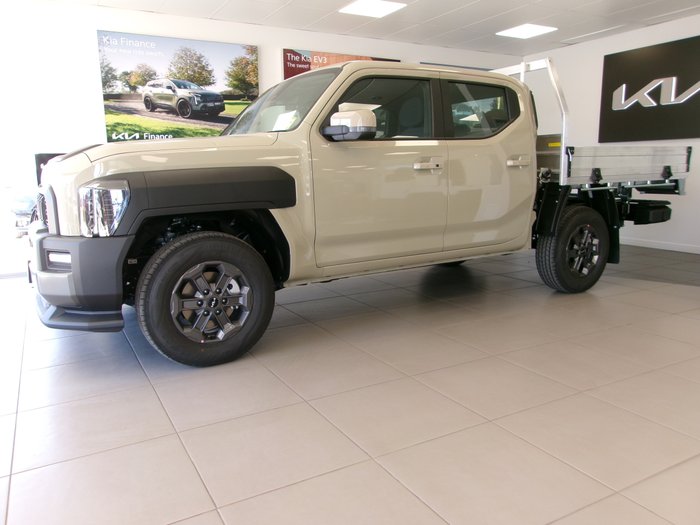 2025 Kia TASMAN MY26 Kia TASMAN TK DOUBLE CC SX 4X4 BLACK FENDER (8VP52HC5KDD108 ) inc Looped Bulbar, Towbar, General Purpose Alloy tray