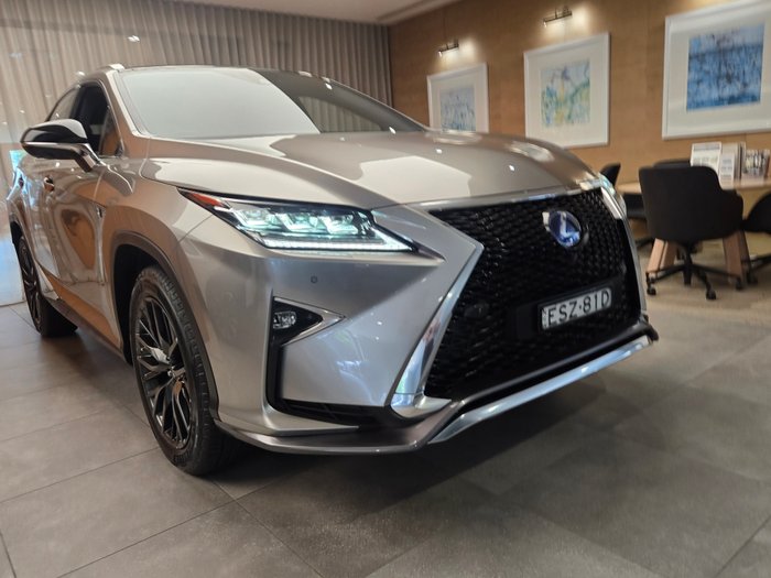 2018 Lexus RX450h F Sport 3.5L Hybrid Auto CVT Wagon