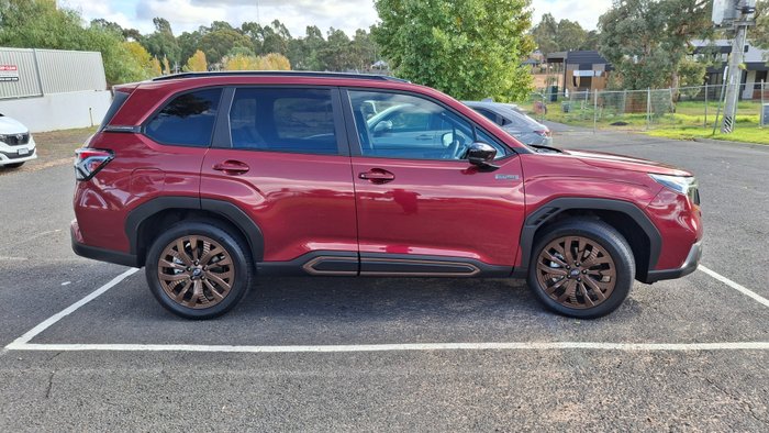 2025 Subaru Forester Hybrid Sport S6 MY26 CRIMSON RED