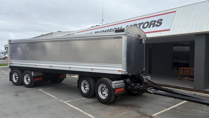 2024 TRAILER GORSKI GORSKI 4 AXLE ALUMINIUM DOG TRAILER G SILVER
