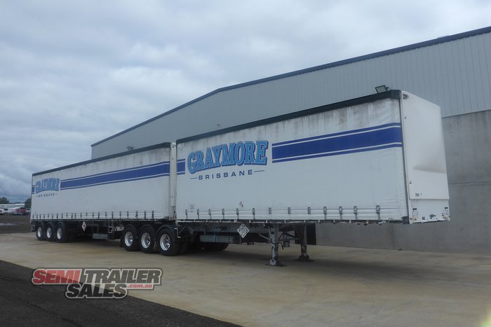 2012 Vawdrey 34 Pallet Curtainsider B Double Set
