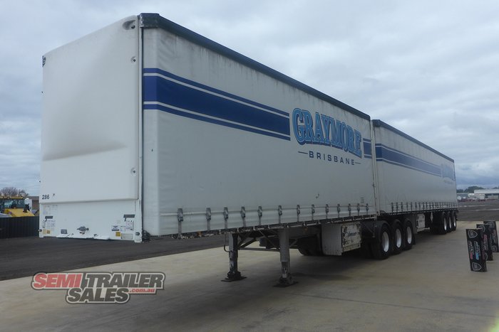 2012 Vawdrey 34 Pallet Curtainsider B Double Set