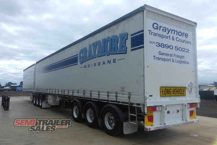 2012 Vawdrey 34 Pallet Curtainsider B Double Set