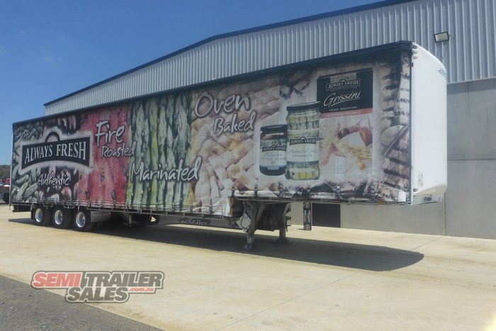 2009 Maxitrans 24 Pallet Dropdeck Curtainsider with Mezz