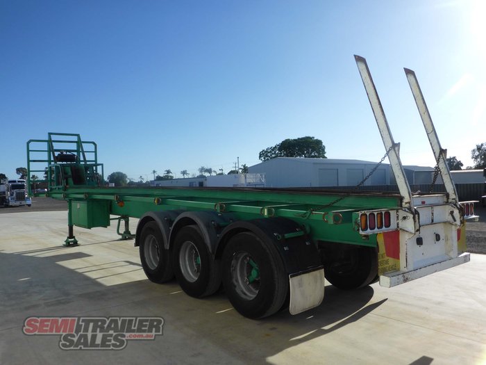 1983 Krueger Skid Off Flat Top Trailer