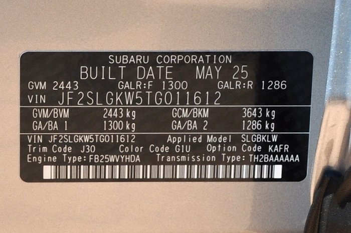 2025 Subaru FORESTER MY26 Subaru Forester Hybrid Touring AWD Wagon CVT (SLGBKLW )