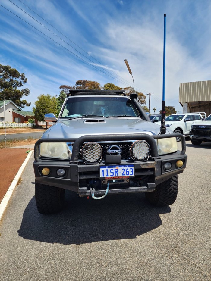 2011 Nissan Patrol ST GU 7 MY10 Silver