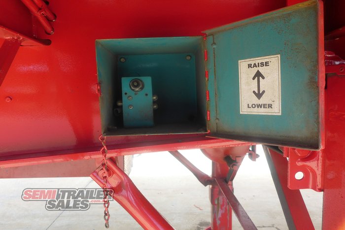 2009 Barker 12 Pallet Flat Deck Curtainsider A Trailer