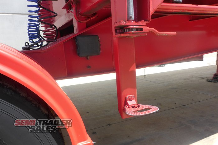 2009 Barker 12 Pallet Flat Deck Curtainsider A Trailer