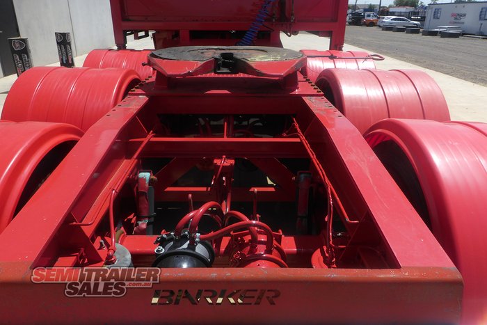 2009 Barker 12 Pallet Flat Deck Curtainsider A Trailer