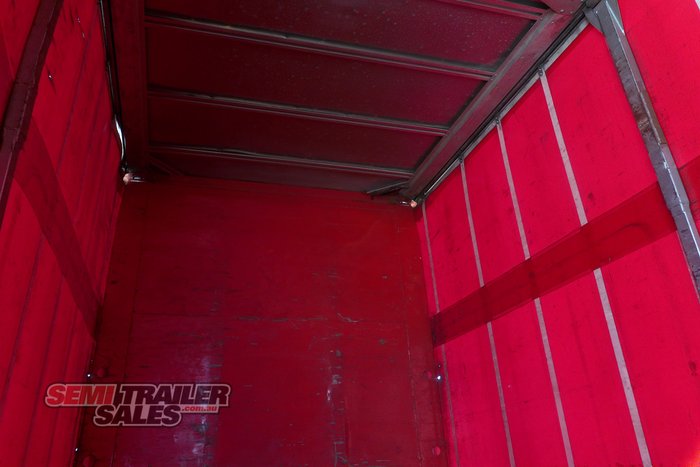 2009 Barker 12 Pallet Flat Deck Curtainsider A Trailer