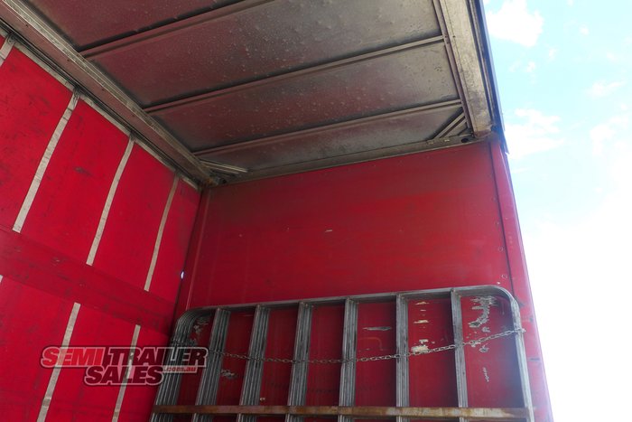 2009 Barker 12 Pallet Flat Deck Curtainsider A Trailer