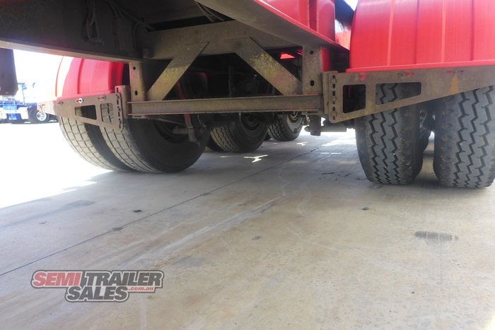 2009 Barker 12 Pallet Flat Deck Curtainsider A Trailer