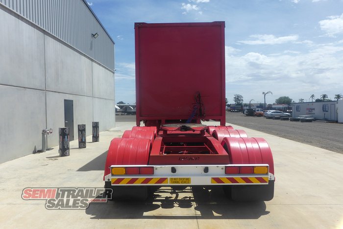 2009 Barker 12 Pallet Flat Deck Curtainsider A Trailer