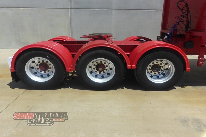 2009 Barker 12 Pallet Flat Deck Curtainsider A Trailer