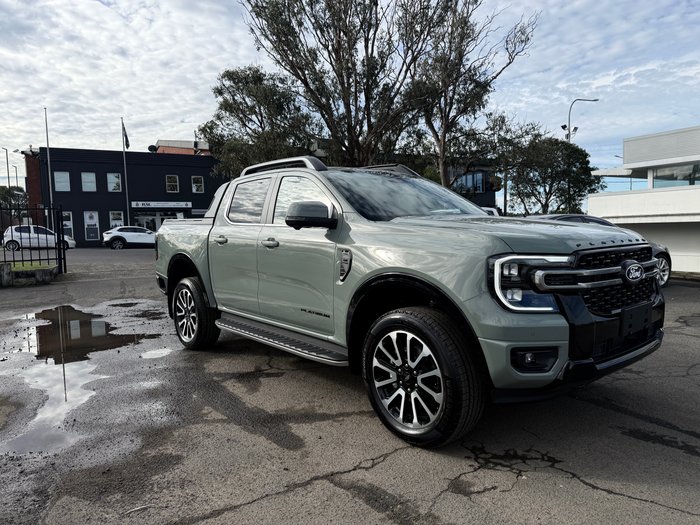 2026 FORD Ranger 4X4 PU RANGER 2026.50 DOUBLE CAB PICKUP PLATINUM 3.0L V6 10 SPD AUTO 4x4 ACACIA GREEN