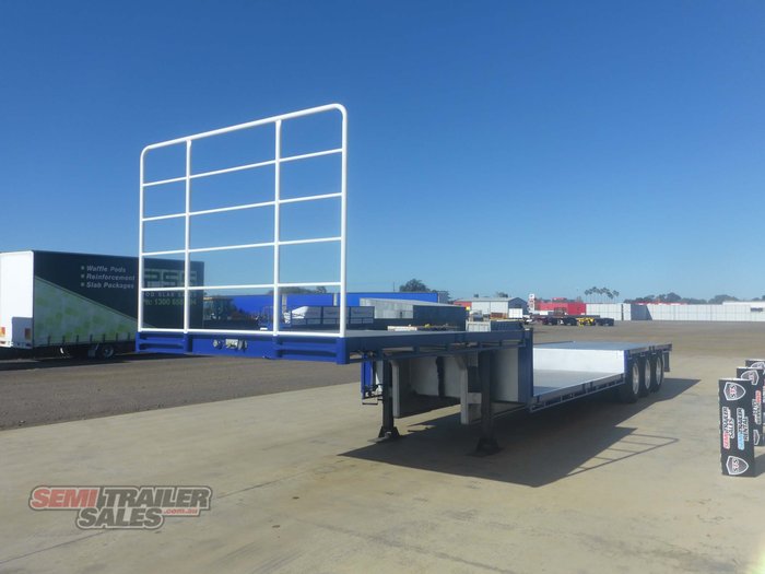 2016 Krueger 22 Pallet Double Dropdeck Road Train Lead