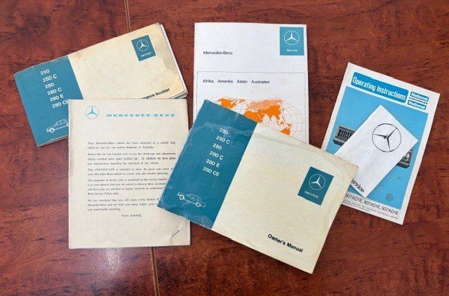 1973 MERCEDES BENZ 280CE  COUPE ICON GOLD METALLIC