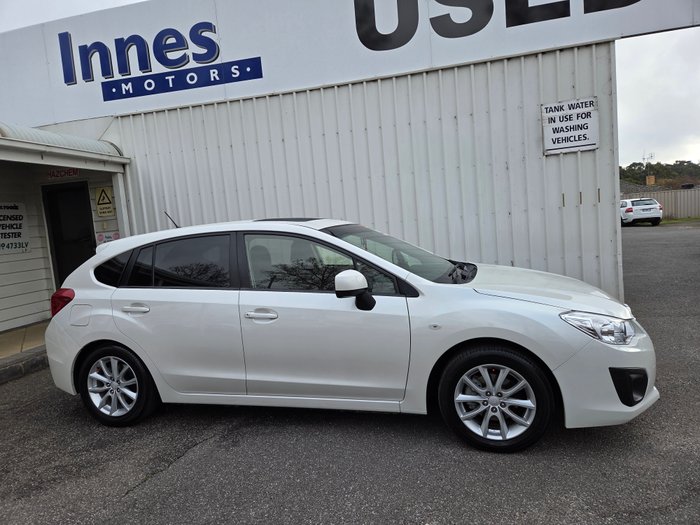 2012 Subaru Impreza 2.0i-L G4 MY12 WHITE