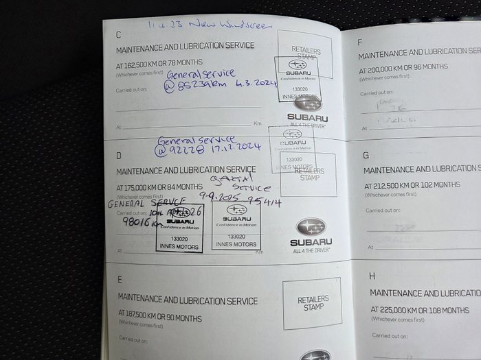 2012 Subaru Impreza 2.0i-L G4 MY12 WHITE