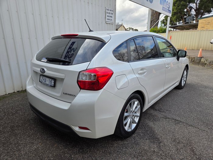 2012 Subaru Impreza 2.0i-L G4 MY12 WHITE