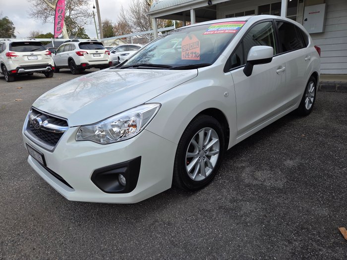 2012 Subaru Impreza 2.0i-L G4 MY12 WHITE