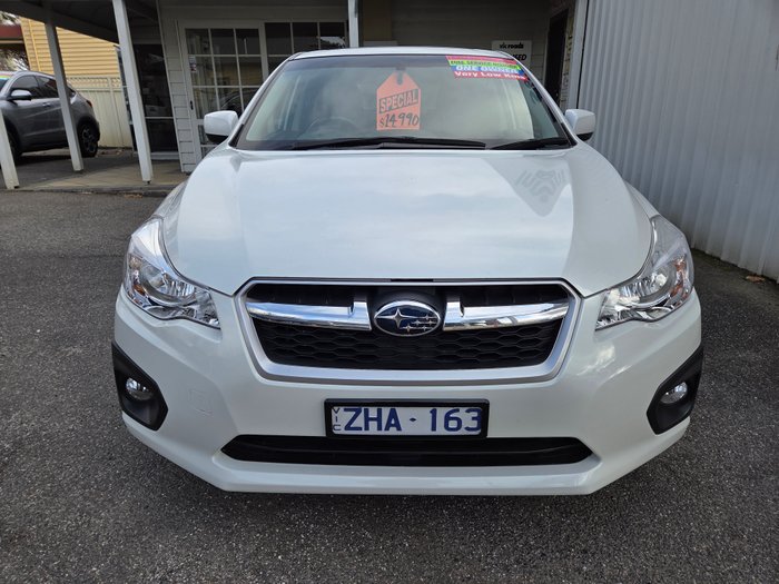 2012 Subaru Impreza 2.0i-L G4 MY12 WHITE