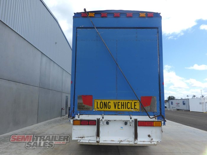 2008 Barker Chip Bin B Double Set Platform Tippers