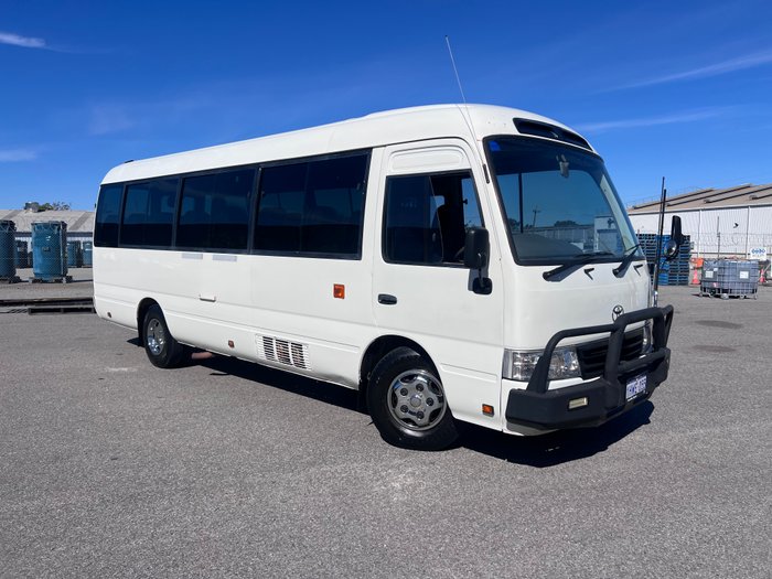 2012 Toyota Coaster STD White