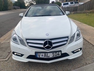 2010 Mercedes-Benz E-Class E350 Avantgarde C207 WHITE