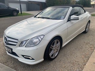 2010 Mercedes-Benz E-Class E350 Avantgarde C207 WHITE