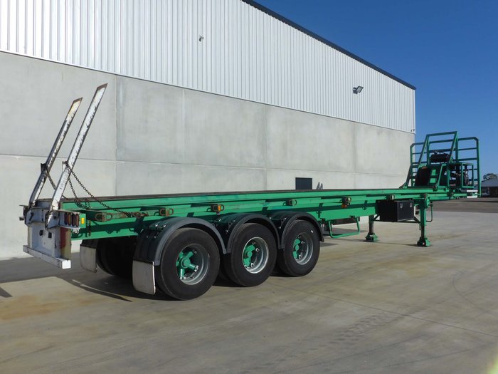 1983 Krueger Skid Off Flat Top Trailer