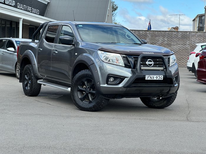 2018 NISSAN NAVARA ST (4x4) BLACK EDITION D23 SERIES III MY18 GREY