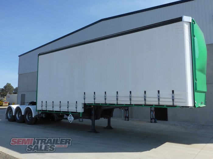 2008 Vawdrey 14 Pallet Dropdeck Curtainsider A Trailer with Mezz